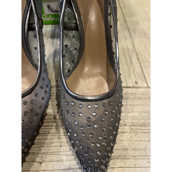 Sam Edelman Women's Hazel Mesh Pointed Toe Pumps Gray Size 11 - Picture 1 of 8